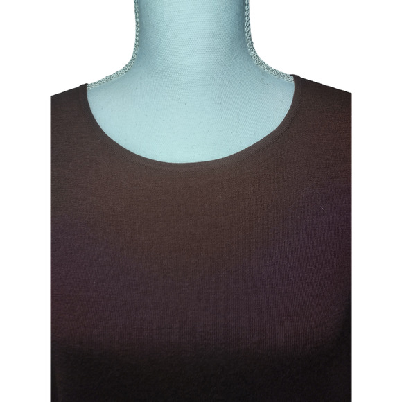 Eileen Fisher Womens Sweater Sleeveless Super Fine Merino Wool Red Size XL - Picture 7 of 7